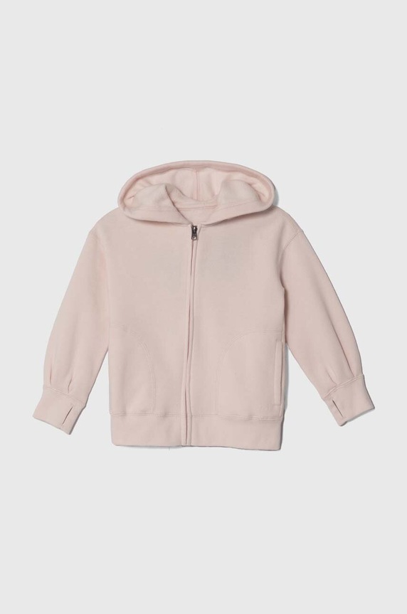Dětská mikina Abercrombie & Fitch s kapucí růžová KI252.4039