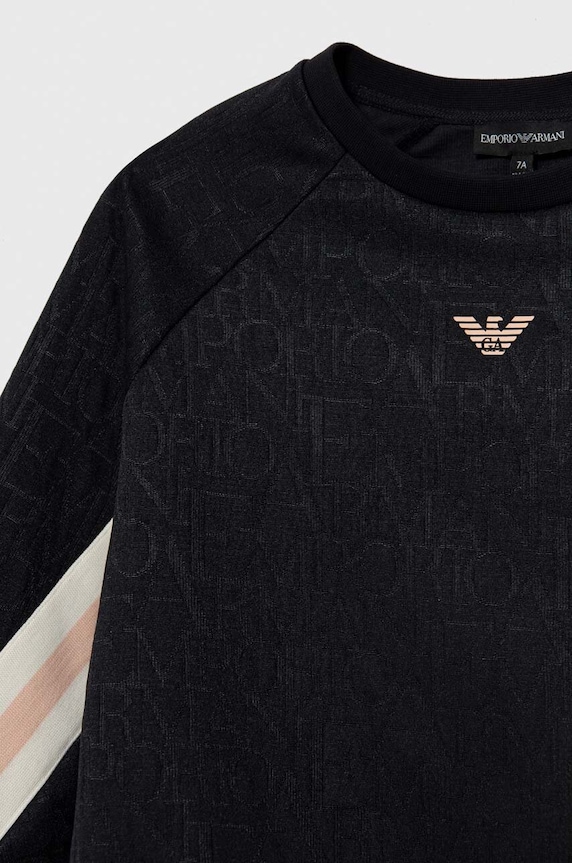Fete Emporio Armani bluza copii 3D3M01.1JMSZ bleumarin