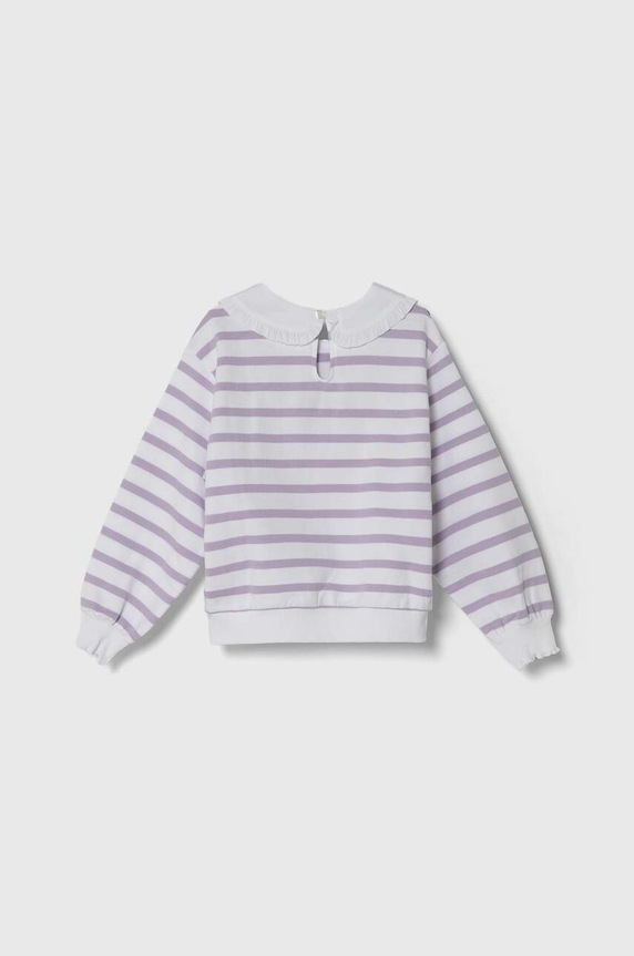 United Colors of Benetton gyerek melegítőfelső pamutból 3O01G10DQ.P.Seasonal lila SS24