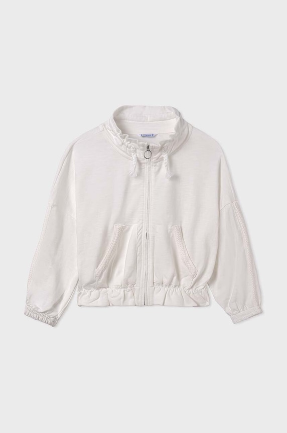 Mayoral bluza bawełniana dziecięca bawełna beżowy 6461.8C.Junior.PPYH
