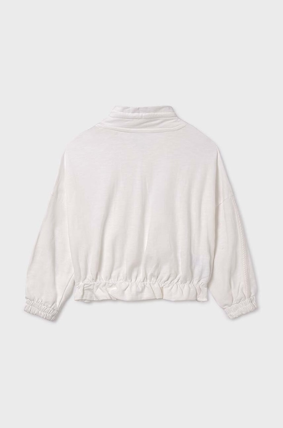 Mayoral bluza bawełniana dziecięca 6461.8C.Junior.PPYH beżowy SS24