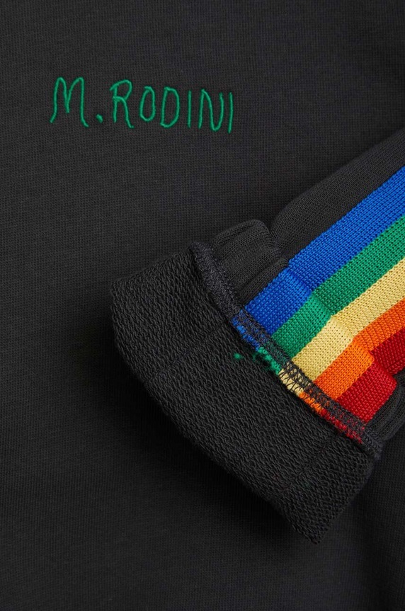 Mini Rodini bluza bawełniana dziecięca czarny 2412011799