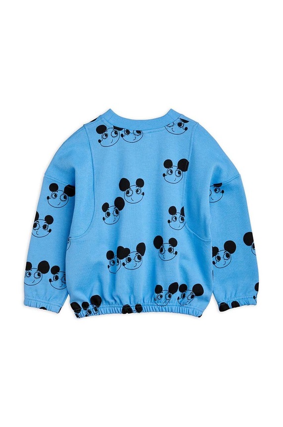Chłopiec Mini Rodini bluza bawełniana dziecięca 2412012460 niebieski