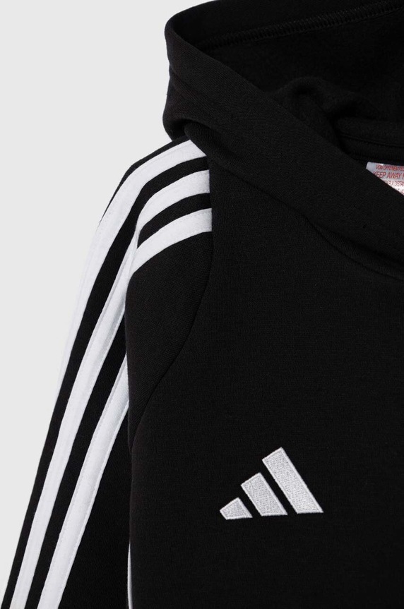 Κοριτσίστικα Παιδική μπλούζα adidas Performance TIRO24 SWHOODY IJ5611 μαύρο