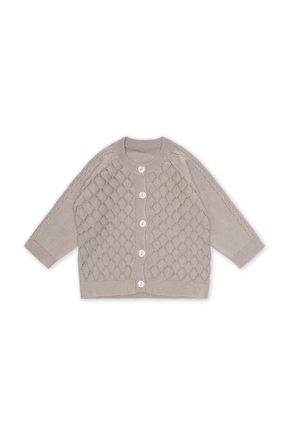 That's mine cardigan din bumbac pentru copii Paco 070221 gri SS24