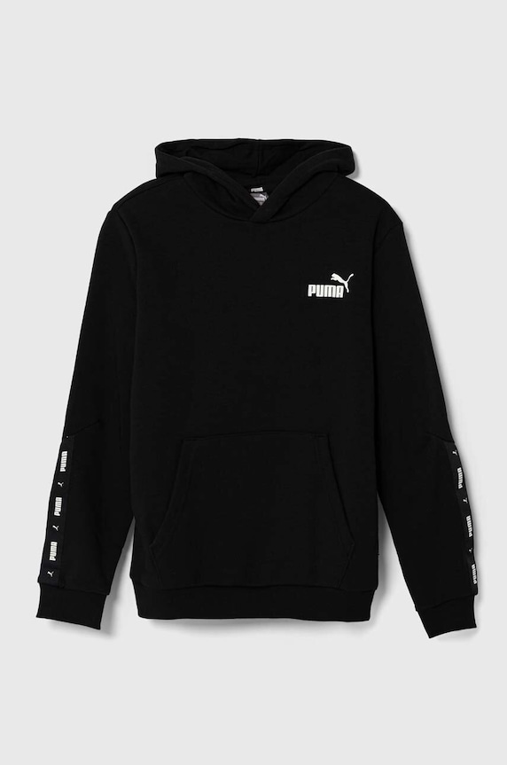 Puma gyerek felső ESS Tape Hoodie TR nyomtatásos fekete 849202