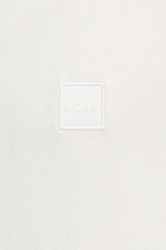 BOSS Orange dukserica muška od pamuka Westart 50509323 bež