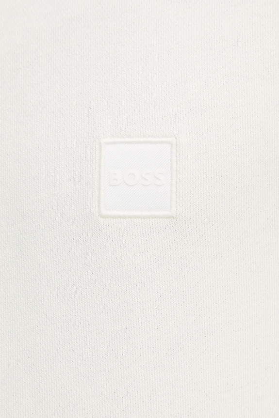 BOSS Orange dukserica muška od pamuka Westart 50509323 bež
