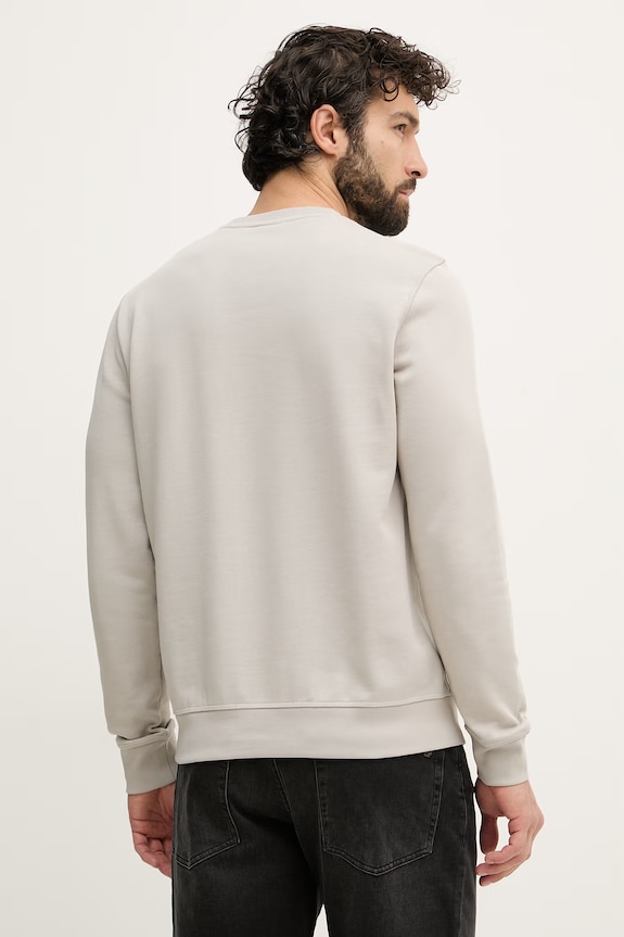 Oblečení BOSS Orange mikina pánská bavlněná Westart 50509323 šedá