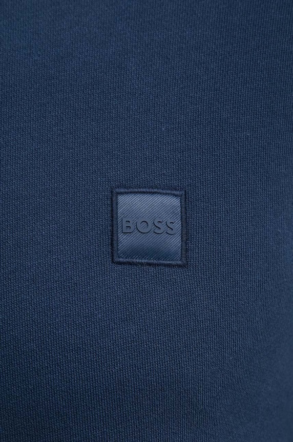 BOSS Orange bluza męska bawełniana Westart 50509323 granatowy