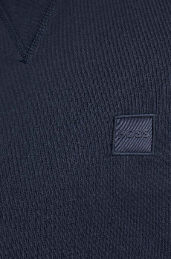 BOSS Orange bluza męska bawełniana Westart 50509323 granatowy