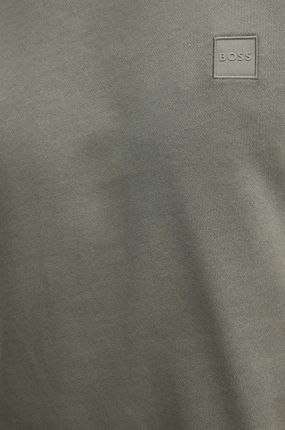 BOSS Orange dukserica muška od pamuka Westart 50509323 siva