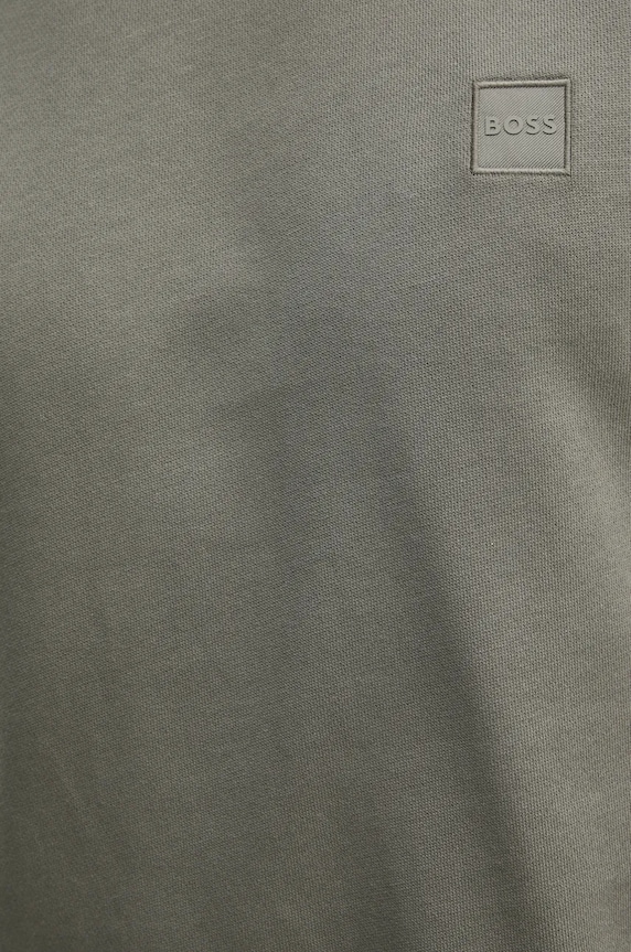 BOSS Orange dukserica muška od pamuka Westart 50509323 siva