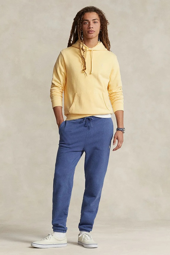 Одяг Polo Ralph Lauren кофта з капюшоном чоловіча бавовняна 710916690 жовтий