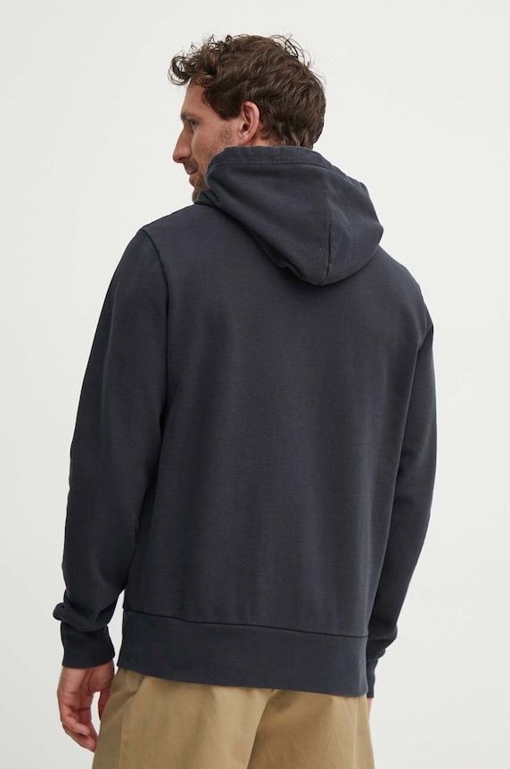 Oblačila Polo Ralph Lauren pulover s kapuco moški bombažen 710916690 mornarsko modra