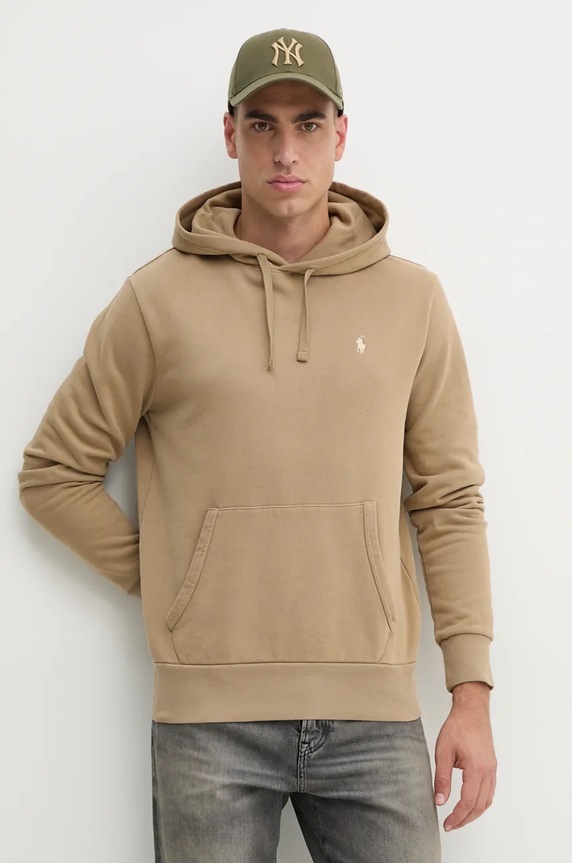 Polo Ralph Lauren bluza bawełniana beżowy 710916690