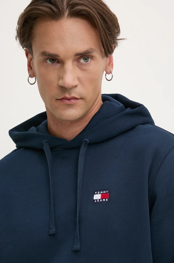 Tommy Jeans bluza bawełniana DM0DM17988 granatowy NC24