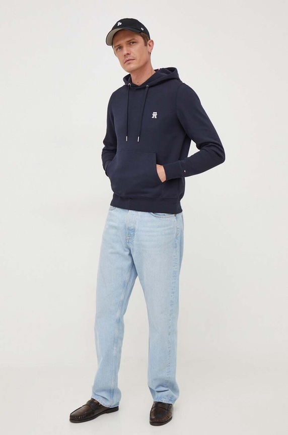 Dukserica Tommy Hilfiger MW0MW33646 mornarsko plava SS24