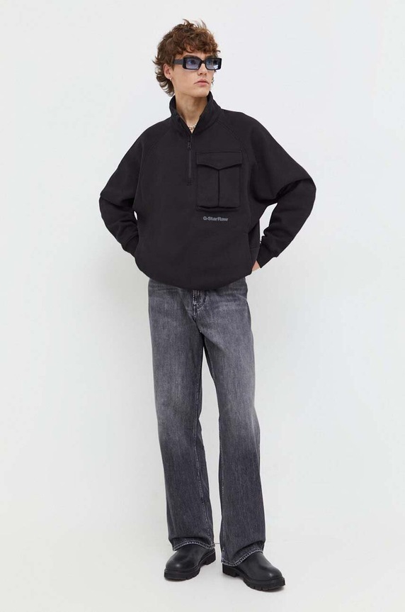 G-Star bluza D23893.D425 czarny SS24