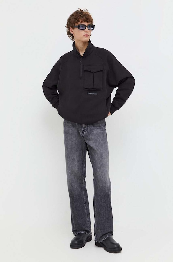 G-Star bluza D23893.D425 czarny SS24