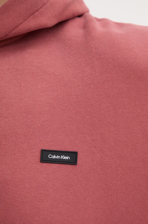 Bavlnená mikina Calvin Klein K10K112748 fialová