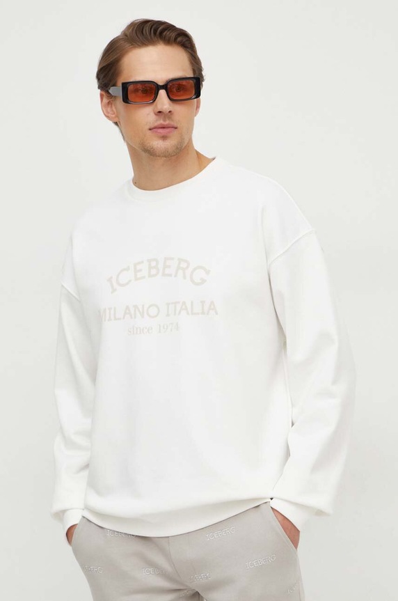 Iceberg felpa senza bianco E05D.6317