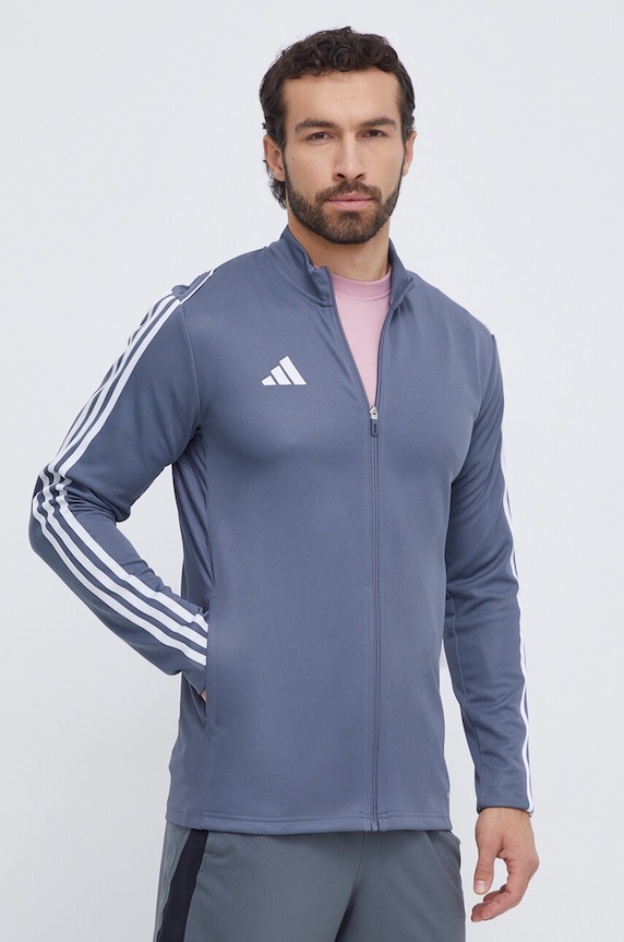 Φούτερ προπόνησης adidas Performance Tiro 23 Tiro 23 απλικέ γκρί HS3504
