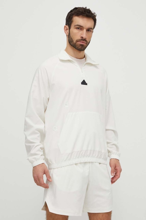 adidas bluza aplikacja beżowy IP3799