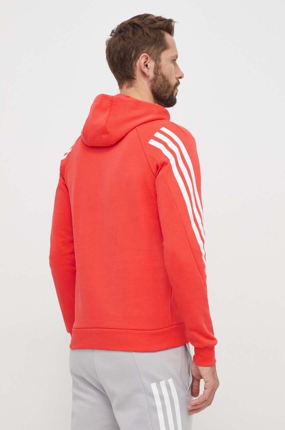 Oblečenie Mikina adidas IR9229 červená