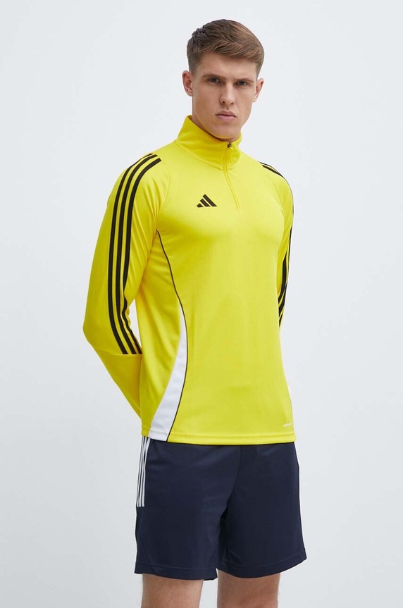 Φούτερ προπόνησης adidas Performance Tiro 24 απλικέ κίτρινο IS1043