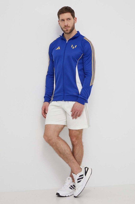 Tréninková mikina adidas Performance Messi IS6465 modrá SS24