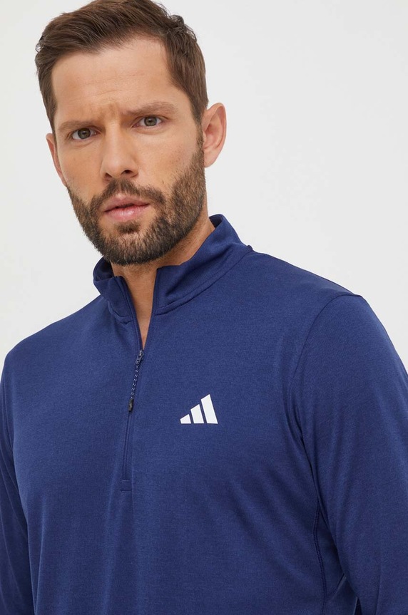 Суичър за трениране adidas Performance Training Essentials Train тъмносин IT5447