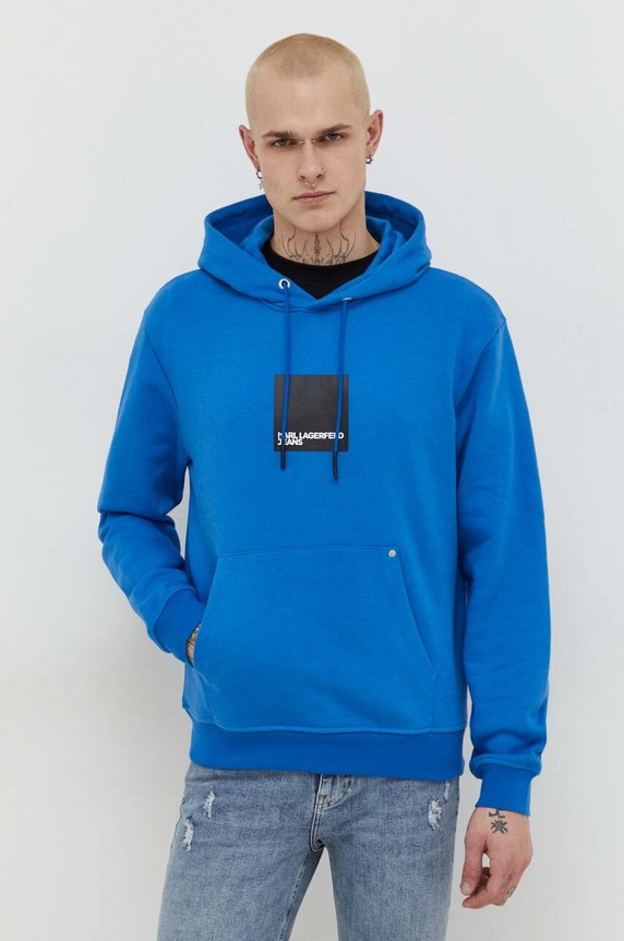 Karl Lagerfeld Jeans felső kék 240D1809