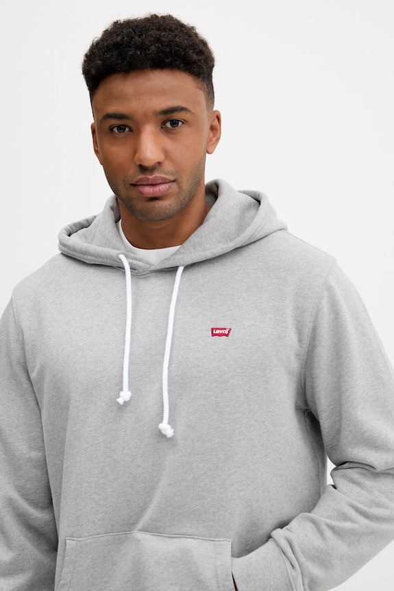 Levi's hanorac de bumbac gri 34581
