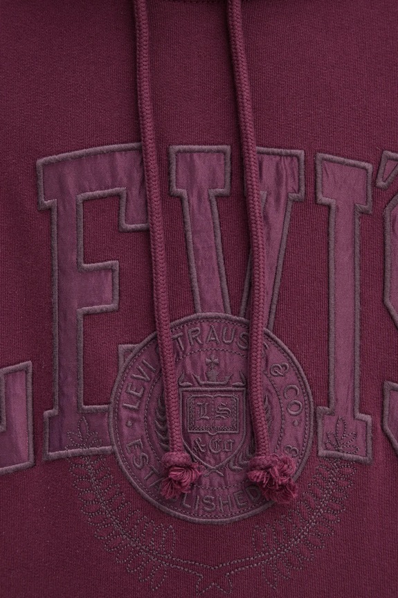 Levi's pamut melegítőfelső 38479 burgundia