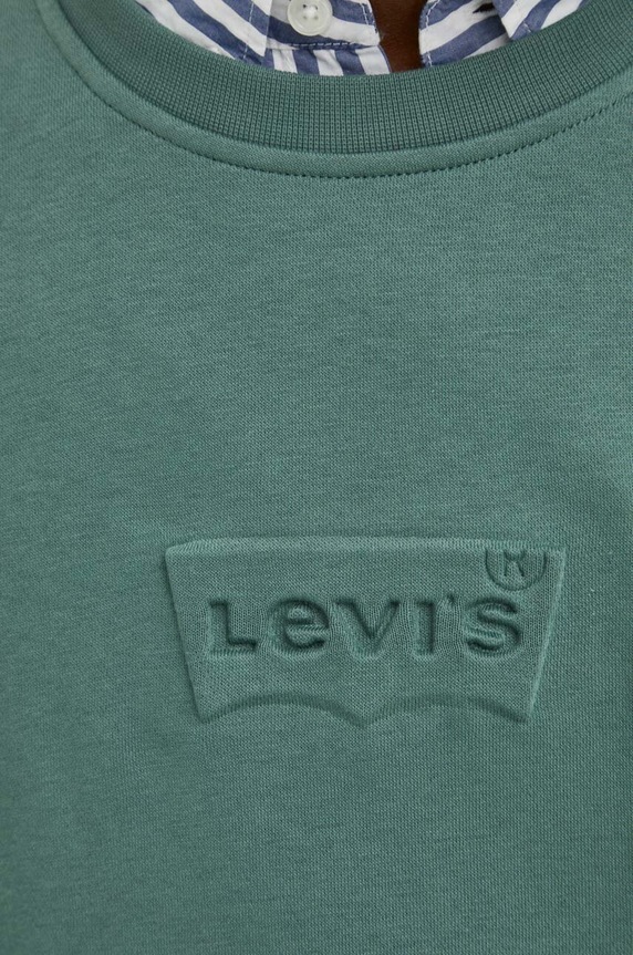 Levi's bluza bawełniana 38712 zielony