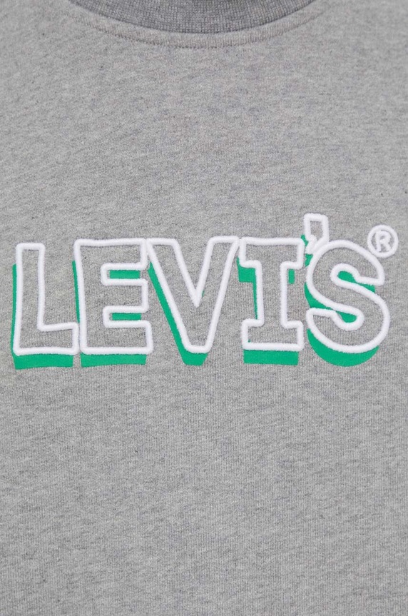 Levi's bluza bawełniana 38712 szary