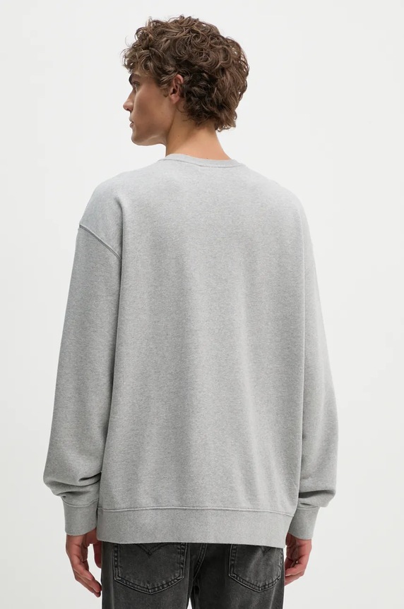 Oblečenie Bavlnená mikina Levi's 38712 sivá