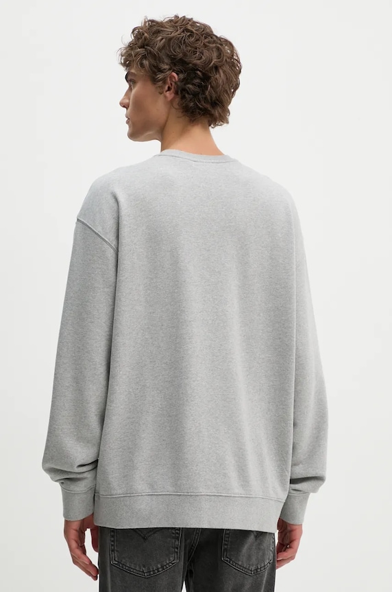Oblečenie Bavlnená mikina Levi's 38712 sivá