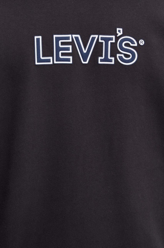 Bavlněná mikina Levi's 38712 černá