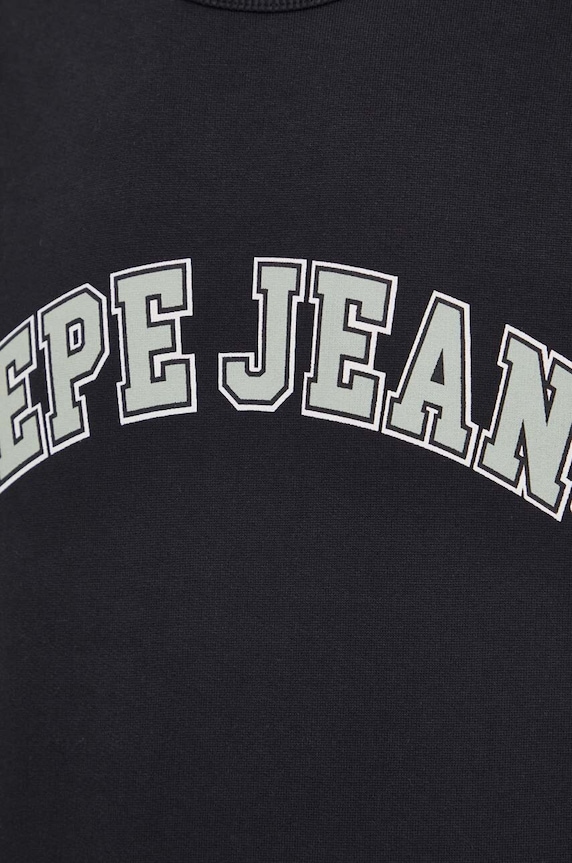 Pepe Jeans pamut melegítőfelső Raven PM582555 fekete