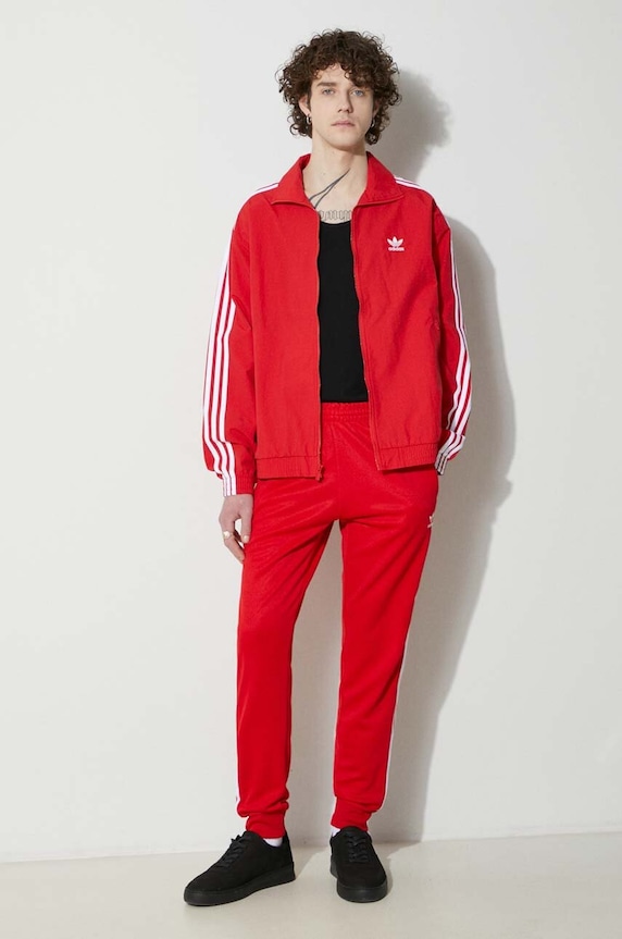 Суичър adidas Originals Adicolor Woven Firebird Track Top IT2495 червен SS24