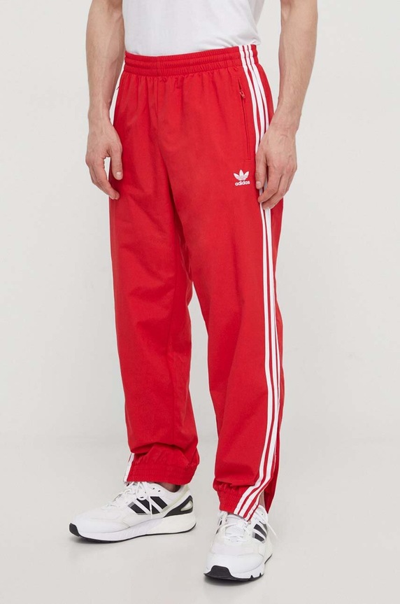 adidas Originals joggers Adicolor Woven Firebird Track Top tessuto rosso IT2498