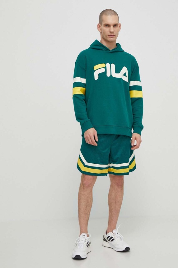 Fila bluza Luohe FAM0675 verde SS24