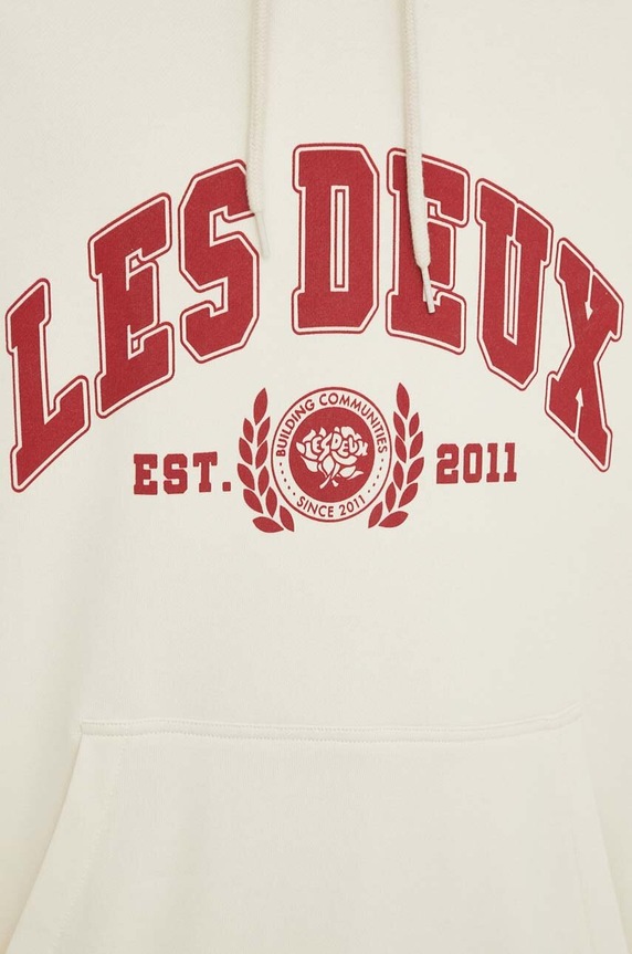 Pamučna dukserica Les Deux bež LDM201101