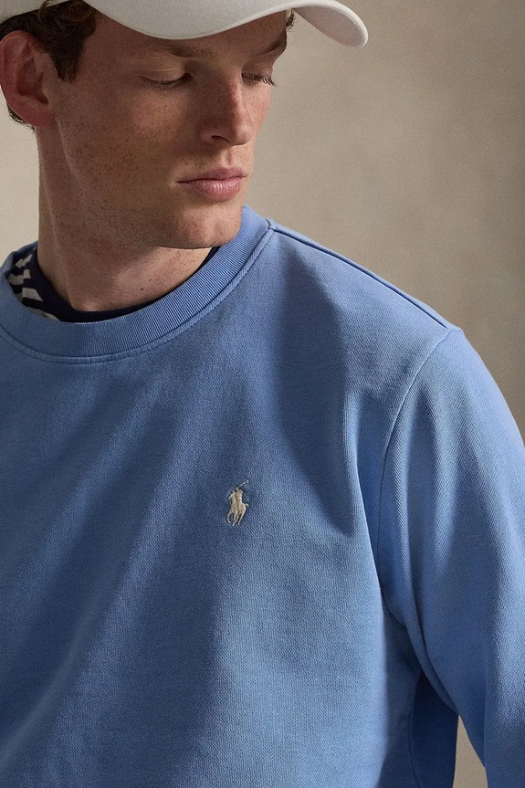 Polo Ralph Lauren hanorac de bumbac albastru 710916689
