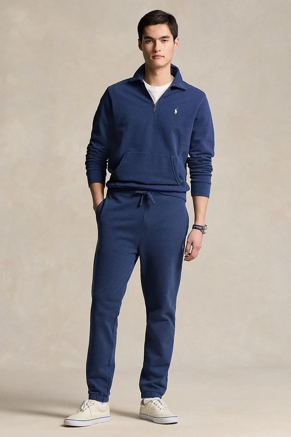 Oblečení Bavlněná mikina Polo Ralph Lauren 710934601 námořnická modř