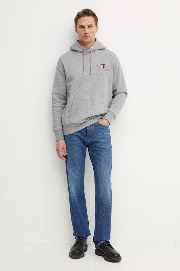 Gant bluza 2047084. szary AW24