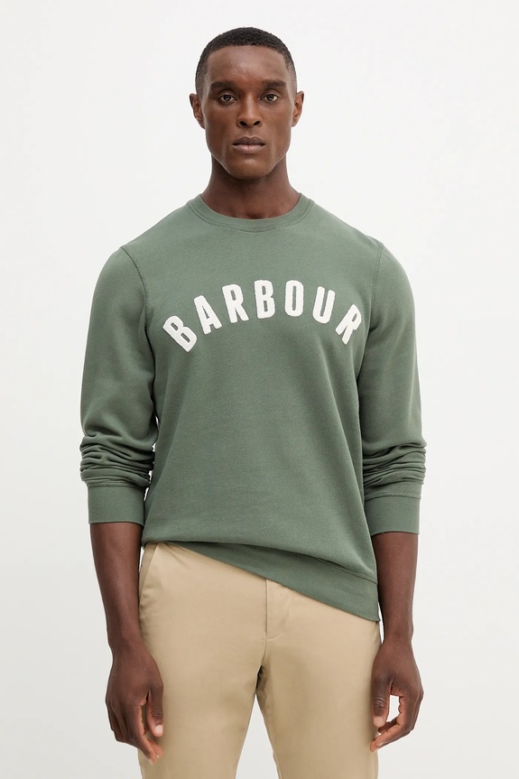 Суичър Barbour зелен MOL0101