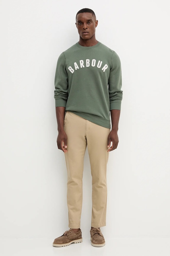 Суичър Barbour MOL0101 зелен AA00